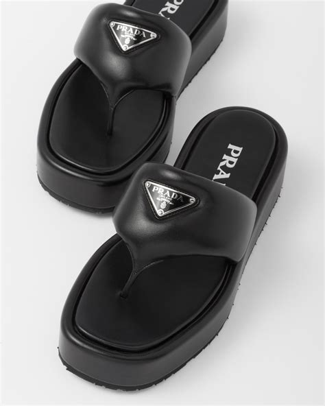 prada nappa sandals